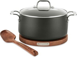 HA1 6-Quart Hard Anodized Nonstick Dutch Oven