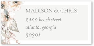 Wedding Address Labels: Watercolor Divide Address Label, Green, Address Label, Matte