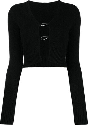 Open Front Long-Sleeve Cardigan