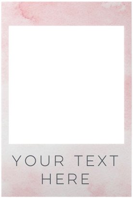 Selfie Frames: Your Text Here Selfie Frame, Multicolor