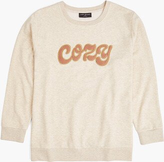 Cozy Patch Graphic Sweatshirt