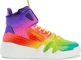 Rainbow High Top Sneakers