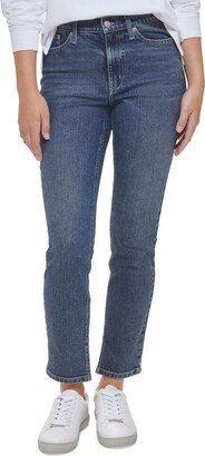 Petite Mid-Rise Slim-Leg Jeans