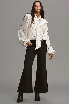 Palazzo Crop High-Rise Jeans
