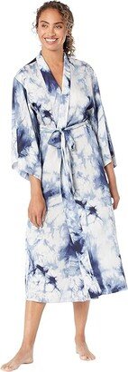 Sora Tie-Dye Robe (Indigo) Women's Pajama