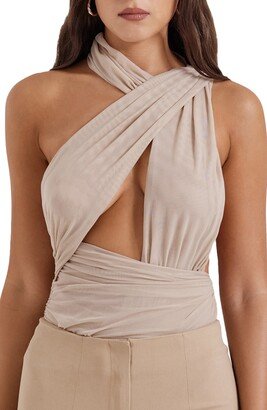 Ruched Cutout Bodysuit