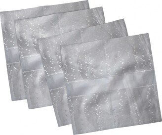 Waves Dots Xmas Set of 4 Napkins, 12