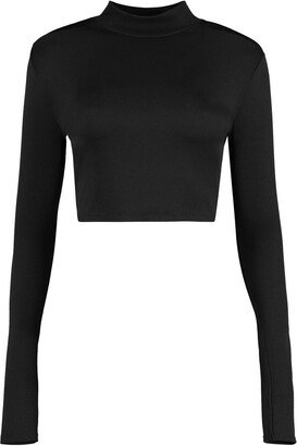 Back Cut-Out Cropped Top