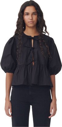 Cotton Poplin Blouse