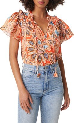 Suparna Flutter Sleeve Blouse