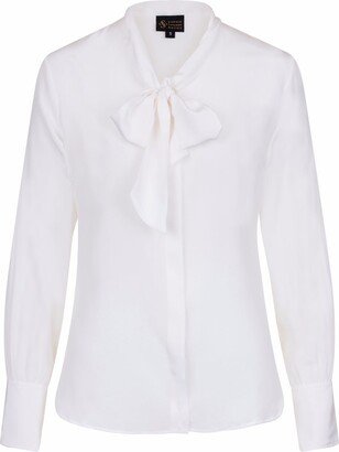 Sophie Cameron Davies Ivory Silk Bow Blouse