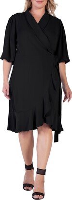 Kylie Ruffle Wrap Dress