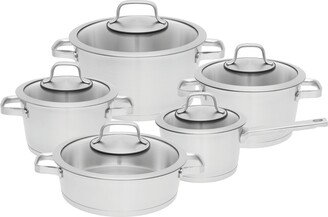 Manhattan 10-Pc. 18/10 Stainless Steel Cookware Set