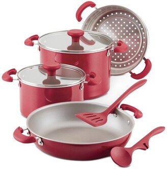 Create Delicious Stackable Nonstick 8-Pc. Cookware Set