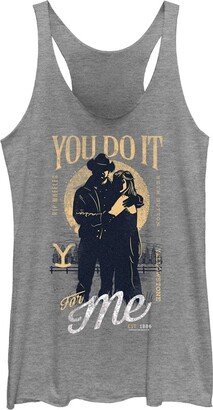 Y Yellowstone Do It for Me Women's Racerback Tank Top