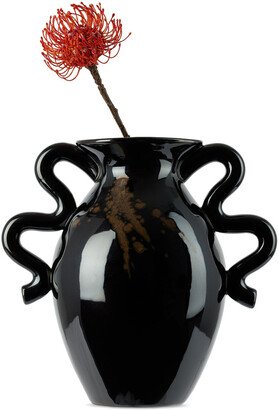 Black Verso Table Vase