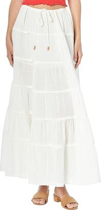 Simply Smitten Maxi Skirt (Optic White) Women's Skirt