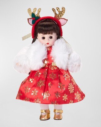 Madame Alexander Dolls Deer Santa Collectible Christmas Light Skin Doll