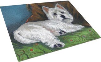 PPP3287LCB Westie Wake Up Glass Cutting Board