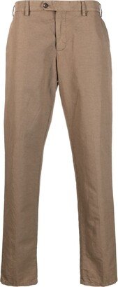 Straight-Leg Linen Trousers-AE