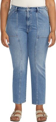 Plus Size Relaxed Fit Denim Carpenter Jeans