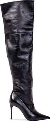 Lola Leather Thigh-High Boots