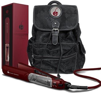 Cherry Professional 1.5 Repairing Argan Oil Vapor Iron With Thermolon Technology & Backpack