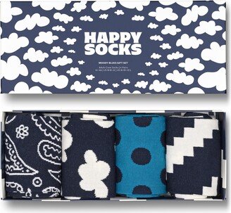 Assorted 4-Pack Moody Crew Socks Gift Set