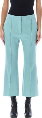 Flared Cropped Trousers-AC