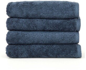 Midnight Blue Soft Twist Hand Towels - Set of 4