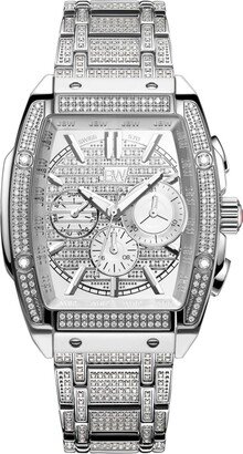 Men's Echelon Platinum Series Diamond (3 ct. t.w.) Stainless Steel Watch, 41Mm