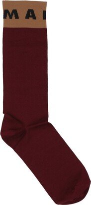 Socks & Hosiery Burgundy-AC