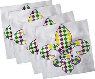 Mardi Gras Set of 4 Napkins, 18 x 18