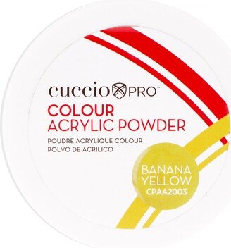 Colour Acrylic Powder - Banana Yellow by Cuccio PRO for Women - 1.6 oz Acrylic Powder