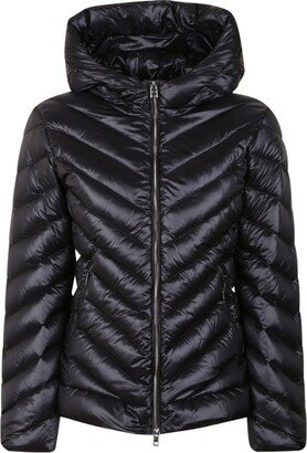 Chevron Quilted Jacket-AB