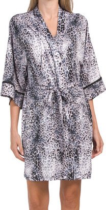 Snow Leopard Robe for Women