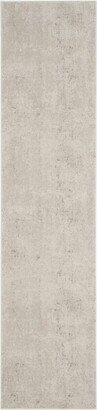 Princeton Beige and Cream 2' x 8' Runner Area Rug - Grey/beige