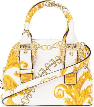 Printed Shoulder Bag - White