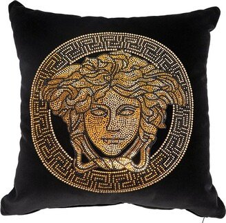 Medusa Embellished Cushion