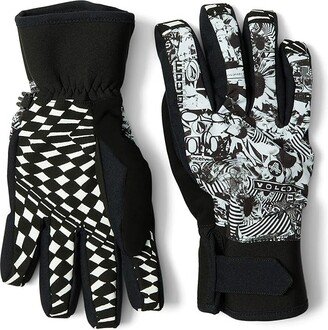 Volcom Snow V.Co Nyle Gloves (Black White) Snowboard Gloves