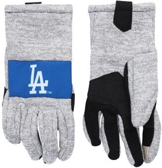 Men's Foco Gray Los Angeles Dodgers Team Knit Gloves