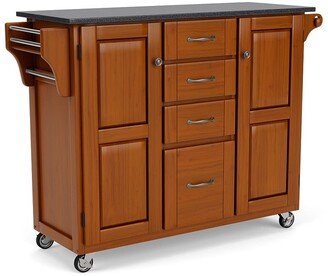 Homestyles Create-A-Cart Brown Wood Kitchen Cart - 48 x 18 x 36-AA