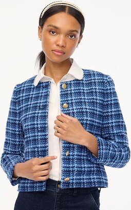 Women's Petite Tweed Lady Jacket-AA