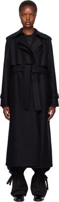 Black Long Trench Coat