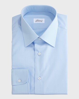 Wardrobe Essential Solid Dress Shirt, Blue