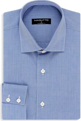 Masutto Classic Fit Solid Dress Shirt