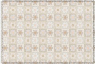 Iveta Abolina Daisy Check Neutral 2’ x 3' Rug