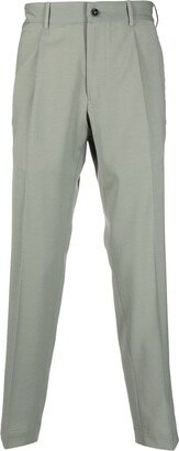 Tapered-Leg Tailored Trousers-AA