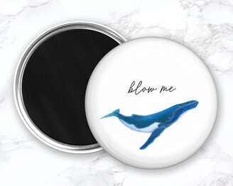 Humpback Whale Magnet, Funny Fridge Magnets, Kitchen Decor, Refrigerator Decor