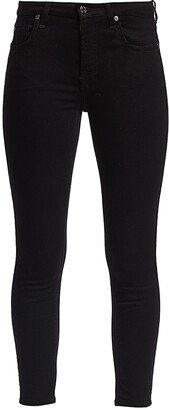 Mid-Rise Ankle Skinny Jeans-AA